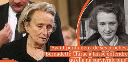 Bernadette Chirac 'couchait par terre' près de sa fille malade qui pesait jusqu’à 27 kg - À 89 ans, émaciée, elle se serait réfugiée en Corrèze